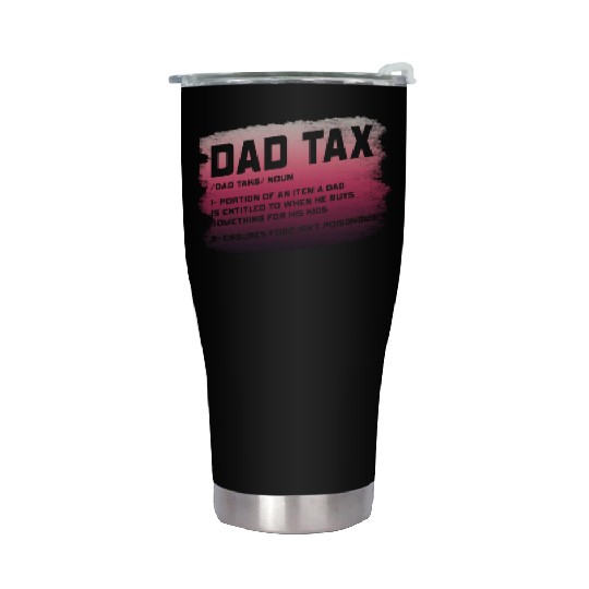 Vintage Dad Tax Definition Men Funny Father's Day Stainless Steel Tumblers