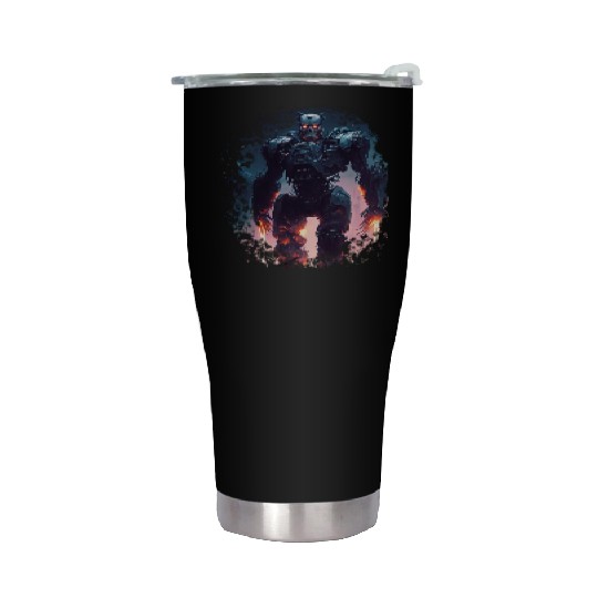 Terminator Exoskeleton Stainless Steel Tumblers