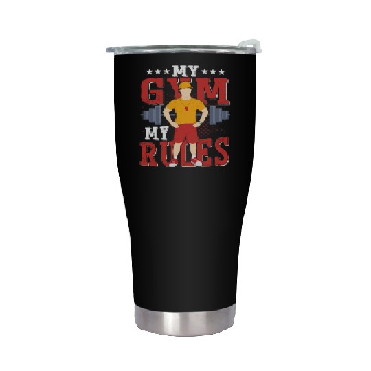 My Gym My Rules School Physical Education Stainless Steel Tumblers