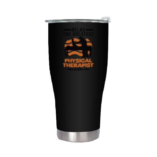 Greatest Physical Therapist Physio Physiotherapist Stainless Steel Tumblers