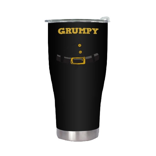 Grumpy Santa Claus - Ugly Christmas Stainless Steel Tumblers