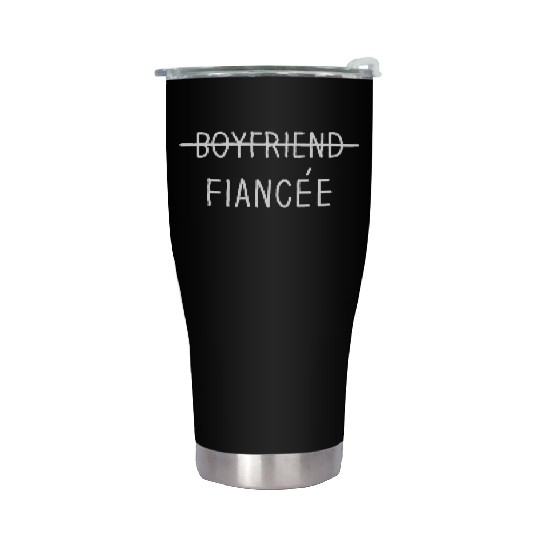 Couple Engagement Engaged Men Funny Fiancee Stainless Steel Tumblers