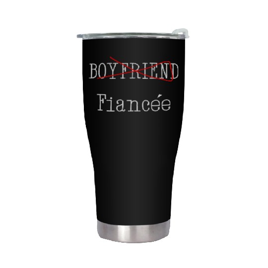 Couple Engagement Engaged Men Funny Fiancee Stainless Steel Tumblers