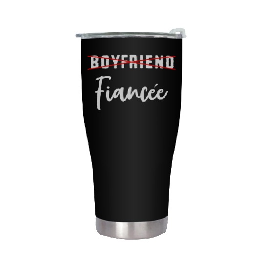 Couple Engagement Engaged Men Funny Fiancee Stainless Steel Tumblers