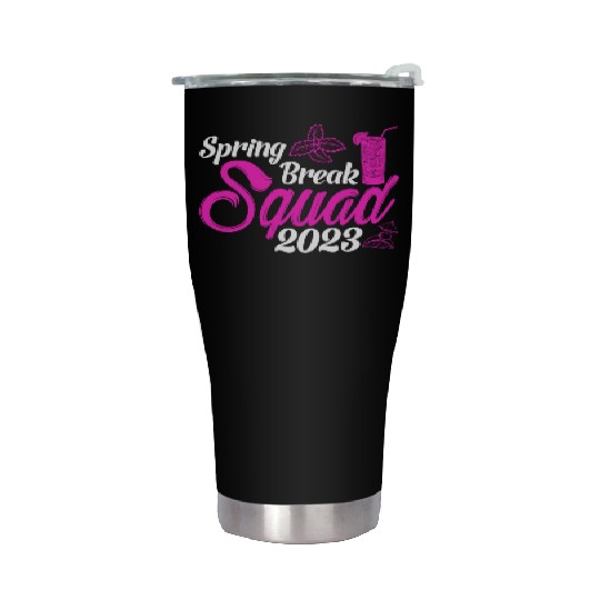 Spring Break Squad 2023 Vacation Spring Break Stainless Steel Tumblers