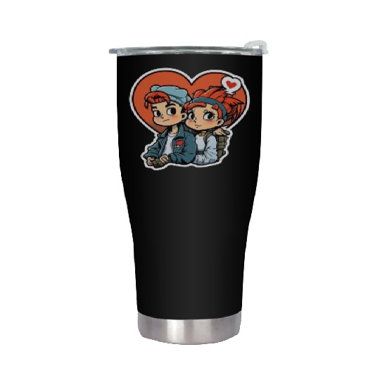 young couple Stainless Steel Tumblers