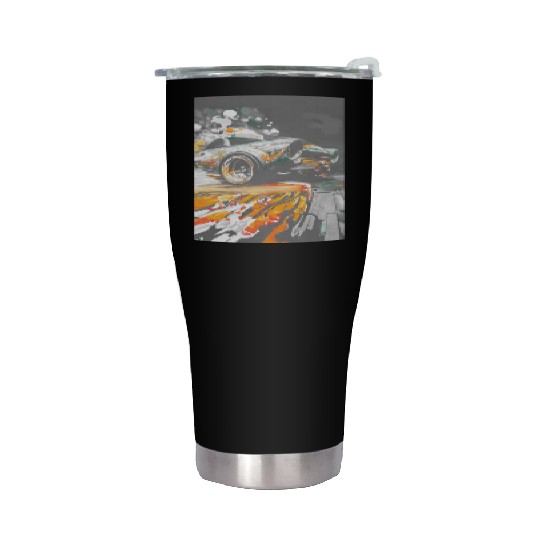 Car Muscle Car Vintage Retro classic car Stainless Steel Tumblers