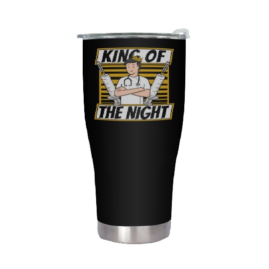 Nurse Nursing Syringes Stainless Steel Tumblers