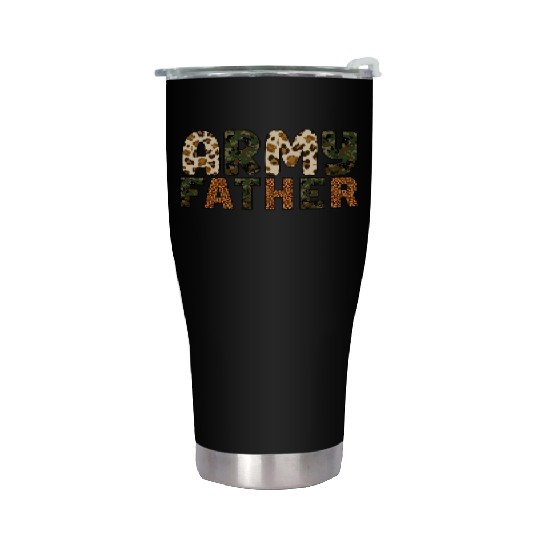 Army Father Sublimation Stainless Steel Tumblers