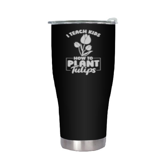 Tulip Gardening Tulips Stainless Steel Tumblers
