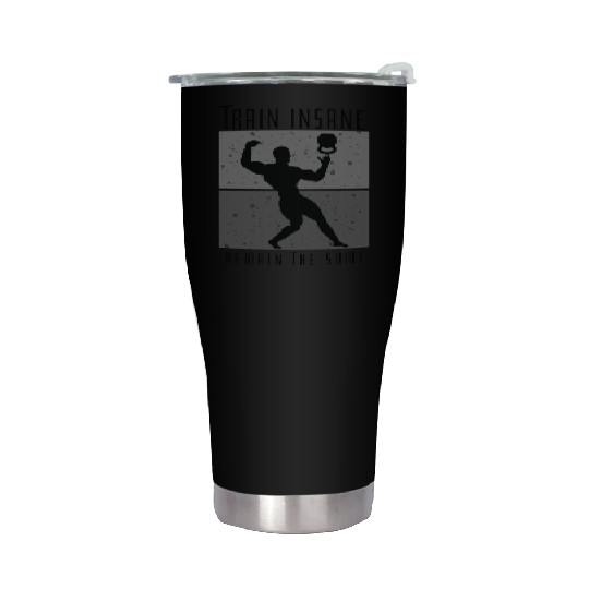 train insane Stainless Steel Tumblers
