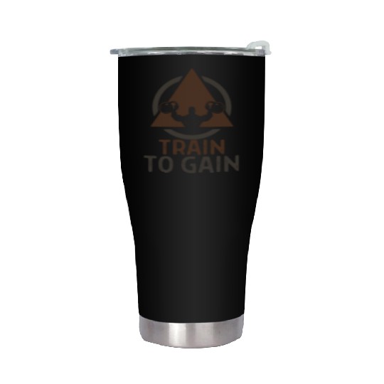 Train to gain Stainless Steel Tumblers