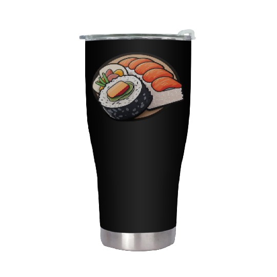 Colourful sushi Stainless Steel Tumblers