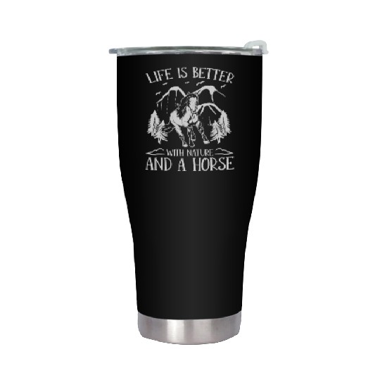 Horse Riding Nature Endurance Riding Stainless Steel Tumblers