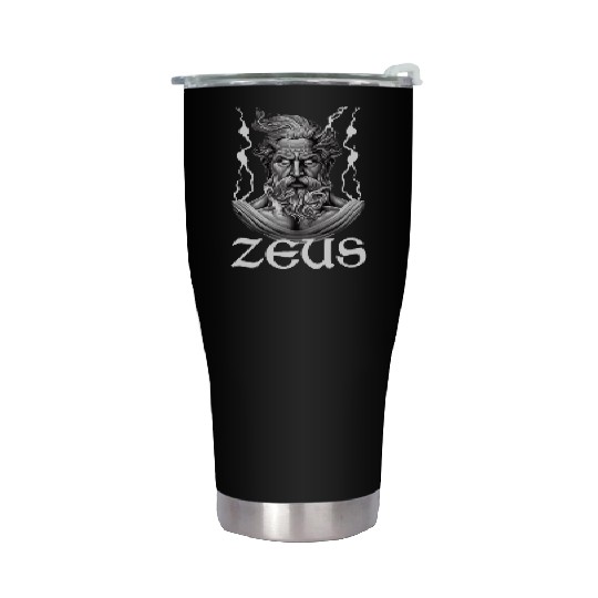 Zeus God Lightning Greek Mythology Stainless Steel Tumblers