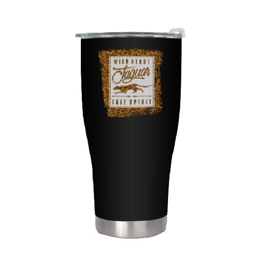 Jaguar Spirit Tribal Gift Idea Stainless Steel Tumblers