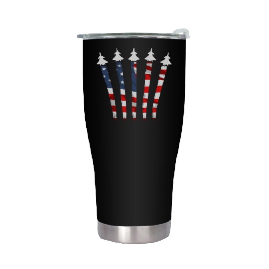 Patriotic America USA Flag 4th Of July American Stainless Steel Tumblers