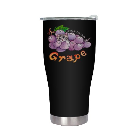 Grape Stainless Steel Tumblers