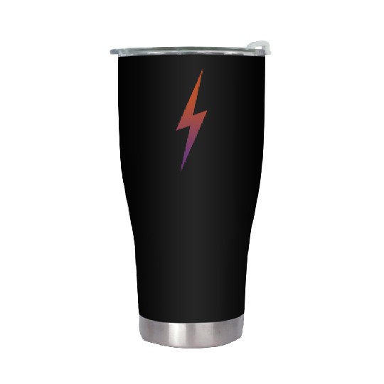 Lightning Bolt Stainless Steel Tumblers
