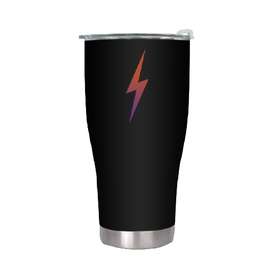 Lightning Bolt Stainless Steel Tumblers