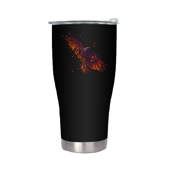 Hawk flying Stainless Steel Tumblers