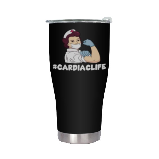 Cardiac Life Nurse Stainless Steel Tumblers