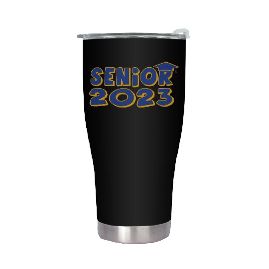 Senior 2023 Happy Last Day Of School Graduation Stainless Steel Tumblers