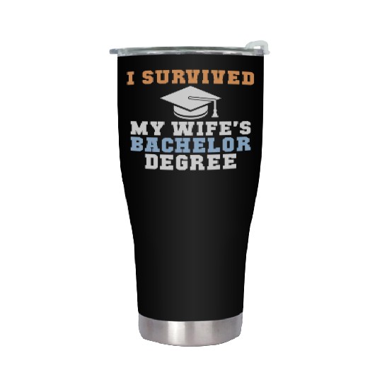 I Wear Purple For Migraine Headache Awareness Gif Stainless Steel Tumblers