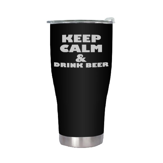Funny Beer Lover Design Stainless Steel Tumblers