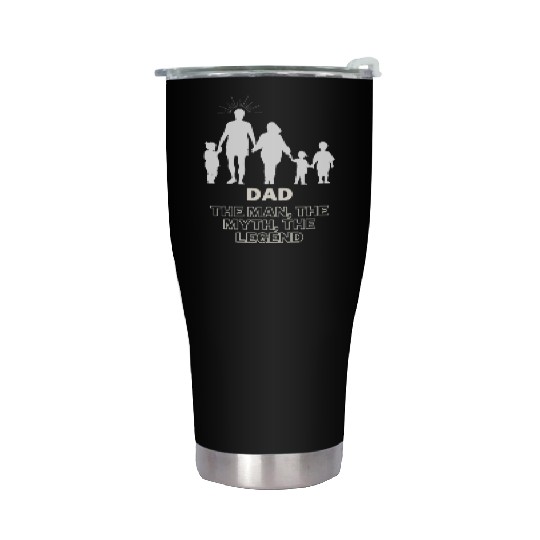 Dad, the man, the myth, the legend Stainless Steel Tumblers