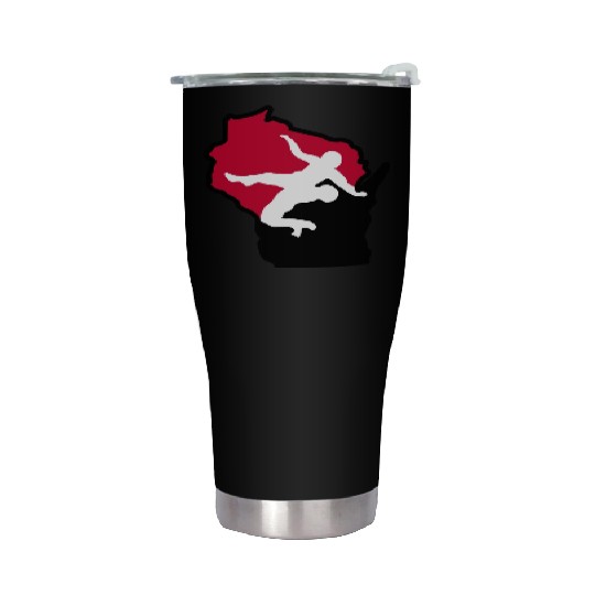 Wisconsin Wrestling Stainless Steel Tumblers