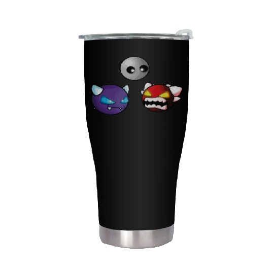 geometry dash insane game Stainless Steel Tumblers