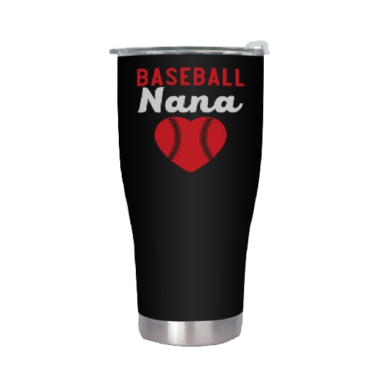 Baseball Nana Baseball Grandma Baseball Fan Stainless Steel Tumblers