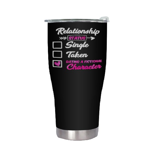 IN relationship with fictional character anime Stainless Steel Tumblers