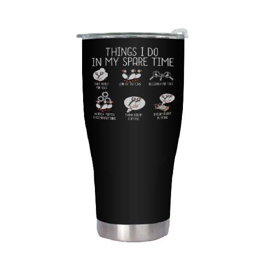 Funny Atlantic Puffin Bird Lover Women Puffin Stainless Steel Tumblers