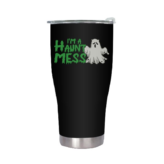 Halloween Paranormal Ghost Hunters Horror Fans Stainless Steel Tumblers