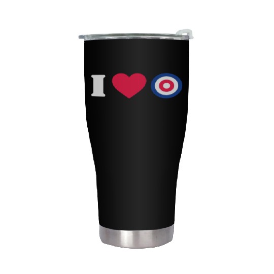 I Love Curling Stainless Steel Tumblers