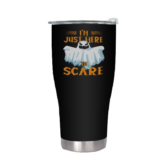 Halloween Paranormal Ghost Hunters Horror Fans Stainless Steel Tumblers