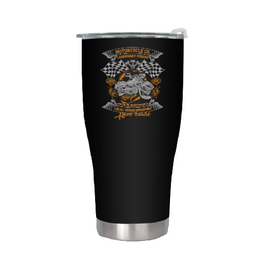 MOTORCYCLE CO LEGENDARY RIDERS Stainless Steel Tumblers