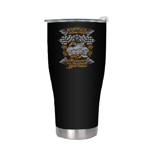 MOTORCYCLE CO LEGENDARY RIDERS Stainless Steel Tumblers