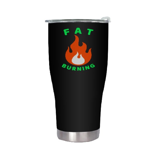 Fat Burning Gym Workout Stainless Steel Tumblers