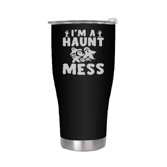 Halloween Paranormal Ghost Hunters Horror Fans Stainless Steel Tumblers