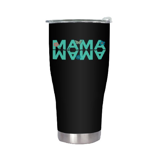 mama best mom ever Stainless Steel Tumblers
