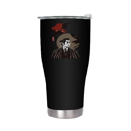 Japan Retro Yakuza Character Stainless Steel Tumblers