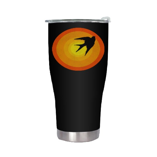 Caged Bird Sunrise gift Stainless Steel Tumblers
