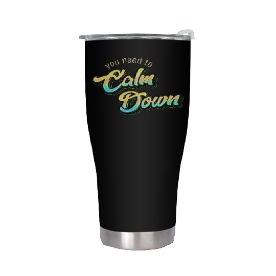 Cute Chicks Dig Me Easter Stainless Steel Tumblers