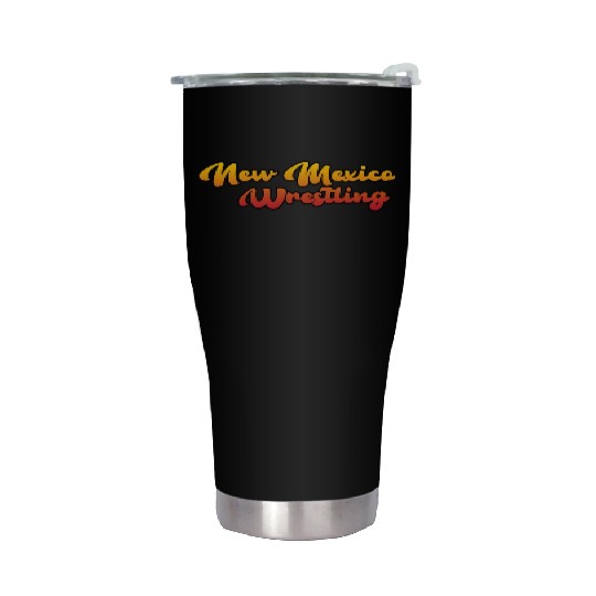 New Mexico Wrestling Stainless Steel Tumblers