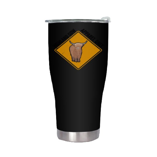 Highland Cow Apparel Only Stainless Steel Tumblers
