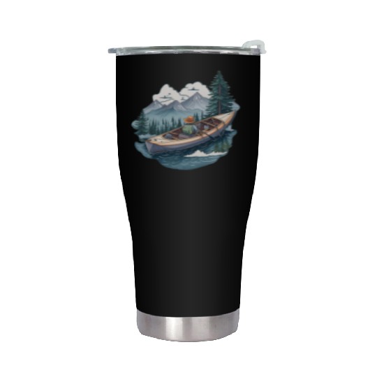 Travel kayak tour Stainless Steel Tumblers