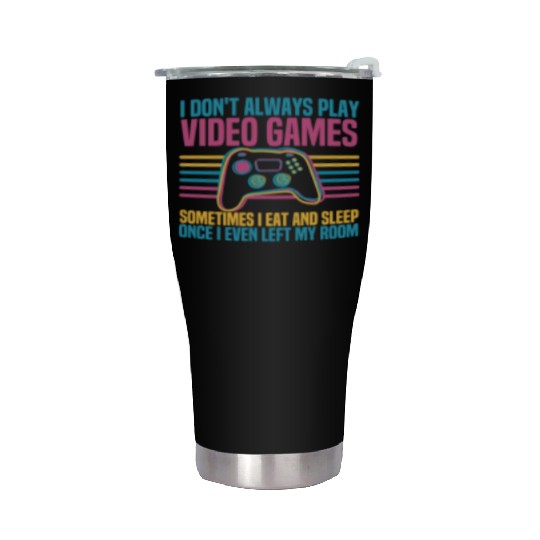 Retro Video Game Controller Cool Gaming Stainless Steel Tumblers